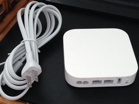 airport express  mclla   mbps  port  wireless wi fi router airplay