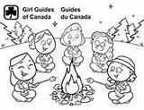 Colouring Girl Coloring Pages Guides Sheets Brownie Scout Brownies Thinking Canada Printables Printable Camping Girlguiding Activities Girls Adult Troop Leader sketch template