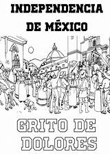 Independencia Mexico Septiembre Grito Dolores sketch template