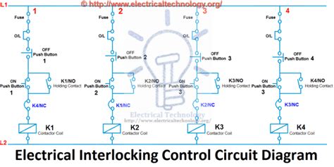 electrical interlocking power control diagrams