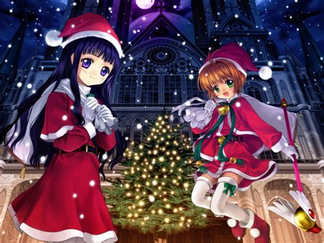 merry christmas anime wallpapers top  merry christmas anime backgrounds wallpaperaccess