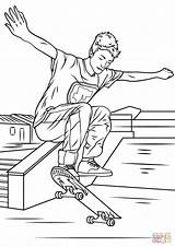 Skateboard Coloring Pages Skateboarding Trick Printable Drawing Kids Board Entitlementtrap Coloriage Boy Sheets Riding Bike Books Logos Choose Templates sketch template