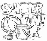 Coloring Pages Summertime Getcolorings sketch template