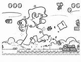 Mario Coloring Super Pages Wii Bros Getcolorings Brothers Color Printable sketch template