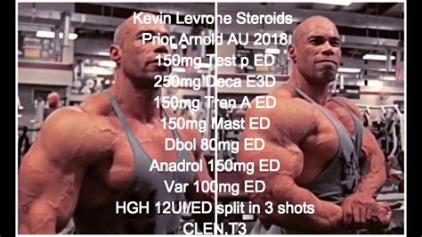 Kevin Levrone Telling His Steroids Cycle Before Arnold