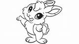 Bunny Baby Cute Drawing Draw Getdrawings Ovl sketch template