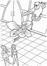 Barbie Coloring Pages Thumbelina Printable Girls Book Info Coloriage Print Color sketch template