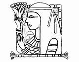 Cleopatra Egipto Disegni Coloring Acolore Egizi Caesar Egito Egitto sketch template