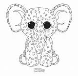 Beanie Coloring Boo Ellie Pages Boos Printable Ty Colorear Print Peluches Para Sheets Only Book Dragon Color Info Owl Elephant sketch template