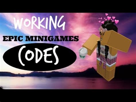 roblox  working epic minigames codes expired youtube