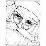Christmas Santa Line Drawings Stamps Coloring Pack Digi Stamp Drawing Face Peddler Real Background Pages Again Going Had Find Adult sketch template