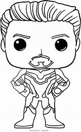 Funko Pop Coloring Pages Pops Template sketch template