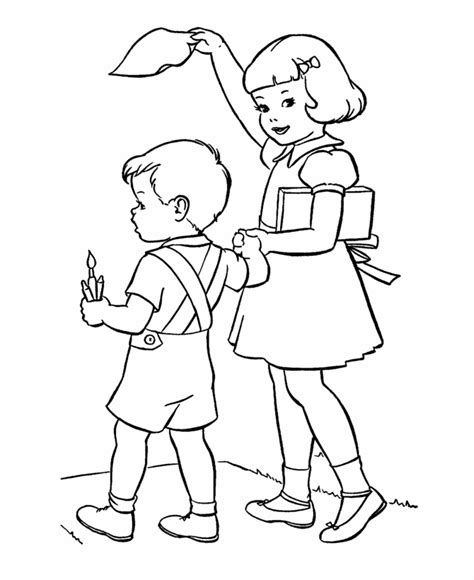 children playing coloring pages coloring home