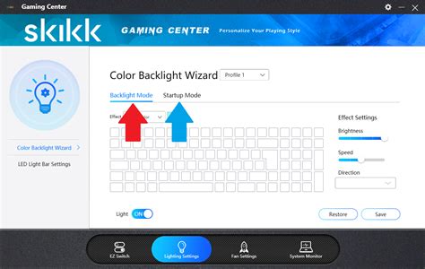 hoe verander ik de toetsenbord kleuren skikk command center skikk  center