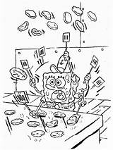 Krusty Krab Spongebob Patty Krabby Crabby Getcolorings sketch template