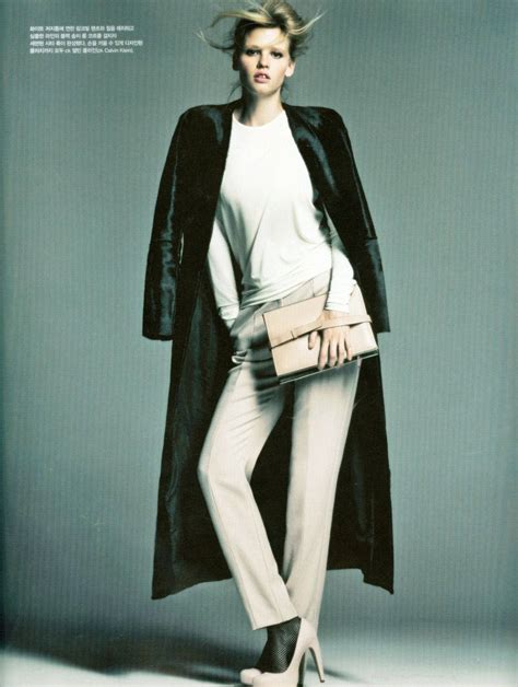 Lara Stone Vogue Korea August 2012 Fashion Style