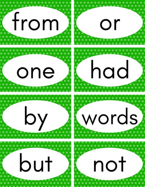 printable sight words flash cards sight words printables sight