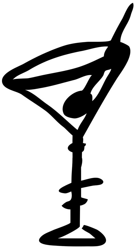 Pictures Of Martini Glasses Clipart Best