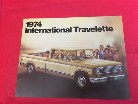 international travelette truck dealer sales brochure antique