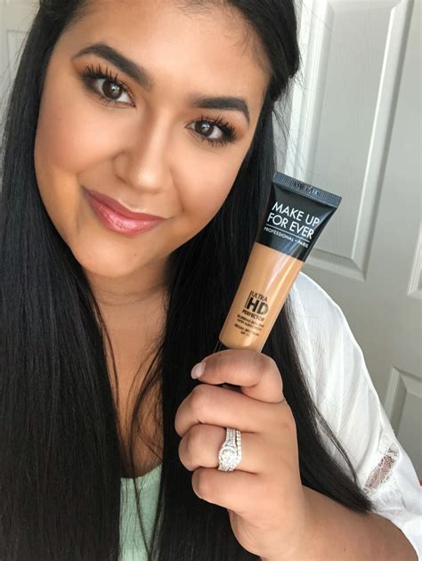 review new make up for ever ultra hd perfector kristle