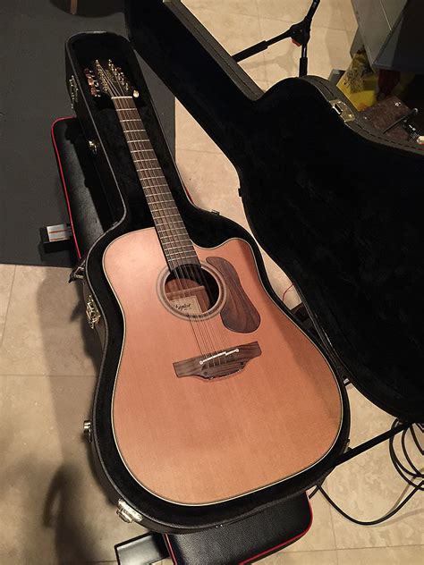 takamine pdc  pro series   string dreadnought cutaway reverb