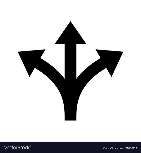 direction arrow sign royalty  vector image