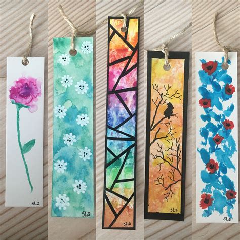 watercolor bookmarks bookmarks handmade handmade bookmarks diy book