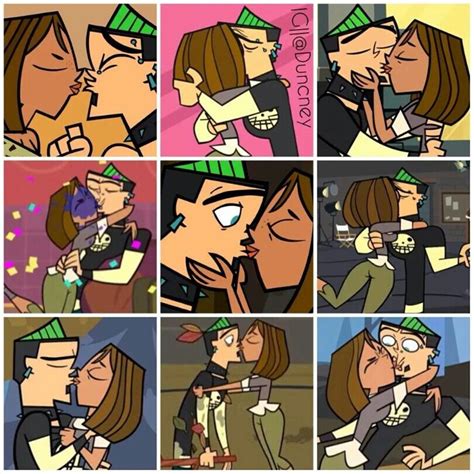 Duncan And Courtneys Kisses Total Drama Island Drama Series Duncan