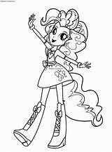 Equestria Girls Pie Pinkie Coloring Pages Dibujos Colorear Pony Little Personajes Sin sketch template