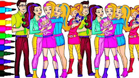 barbie coloring book  spy squad kids fun activities learning