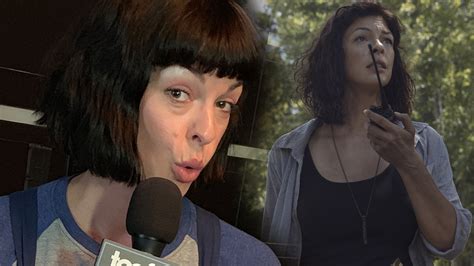 the walking dead s jadis spills on weirdest fan encounter her exit and