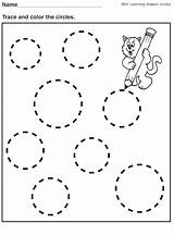 Circle Coloring Pages Preschool Getdrawings sketch template