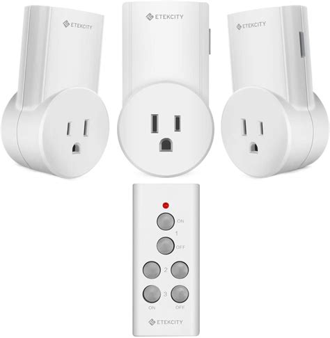 etekcity remote control outlet wireless light switch  pack   remote walmartcom