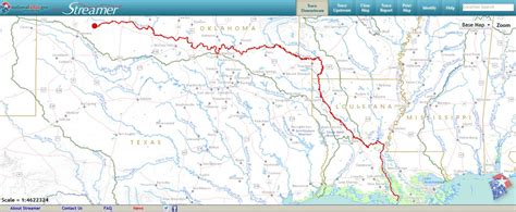 jims genealogy gems rivers   united states map