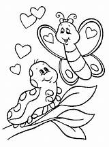 Coloring Pages Valentines Valentine Cute Printable Getdrawings sketch template