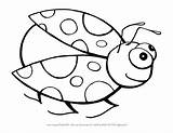 Ladybug Coloring Pages Ladybird Cute Colouring Bug Girl Color Kids Drawing Printable Cartoon Getcolorings Getdrawings Lady Print Fresh Colorings sketch template
