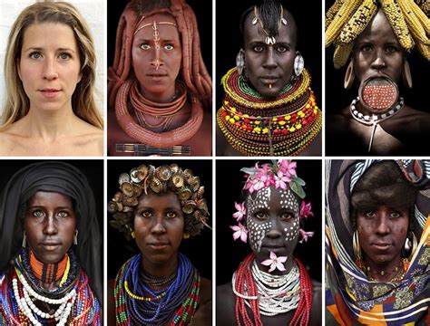 Journalist Turns Photo Of Herself Into Tribal Women To