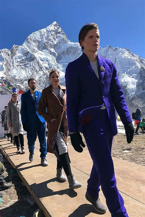 the mount everest fashion runway sets a new guinness world