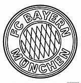 Coloring Bayern Logo Munich Pages Soccer Munchen Ausmalbild Printable sketch template