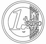Coloring Euro Pages Coin Getcolorings Printable Getdrawings sketch template