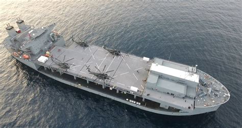 navys  purpose built expeditionary sea base deploys