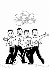 Wiggles Clipart Colouring Coloringhome Library sketch template