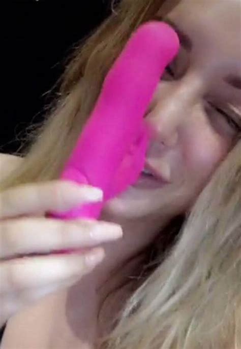 charlotte crosby plays with sex toy at ann summers party