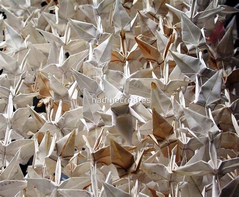 origami cranes  nadinecreates redbubble