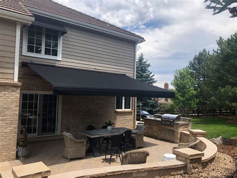 complete   high quality retractable awnings mile high shade