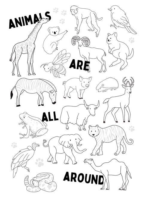 animals coloring pages printable