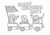 Memorial Kids Coloringonly Flag Colorpages sketch template