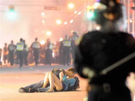rich lam couple kissing during riots vancouver canada 2011 cultstories cultgallery