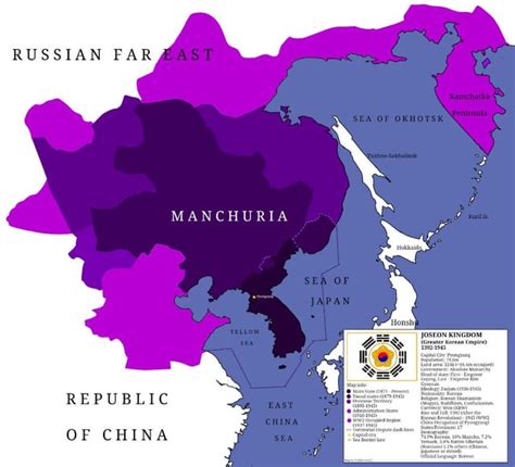 joseon kingdom greater korean empire   rimaginarymaps