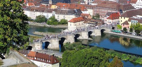 wuerzburg alte mainbruecke foto bild world architektur bayern